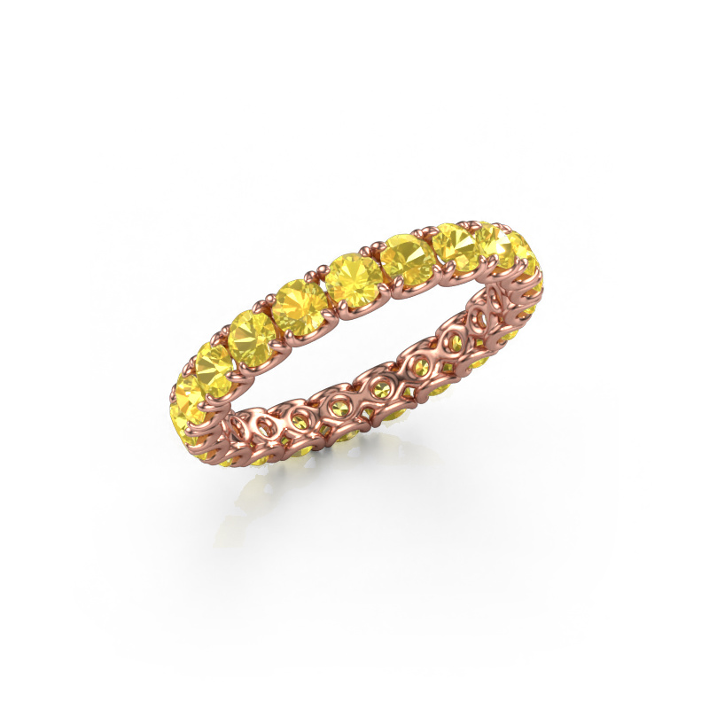 Bild von Vorsteckring Estee 2.9 585 Roségold Gelb Saphir 2.9 mm