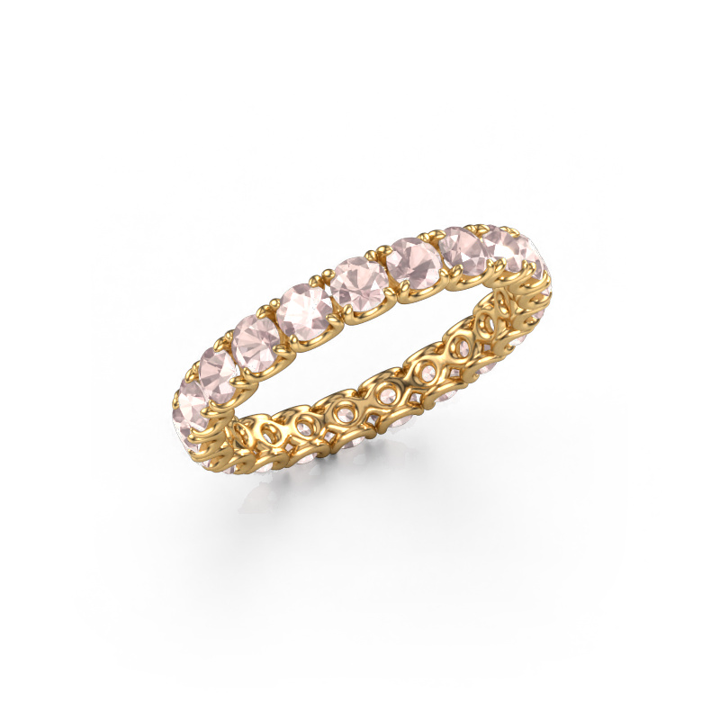 Bild von Vorsteckring Estee 2.9 585 Gold Morganit Champagner 2.9 mm
