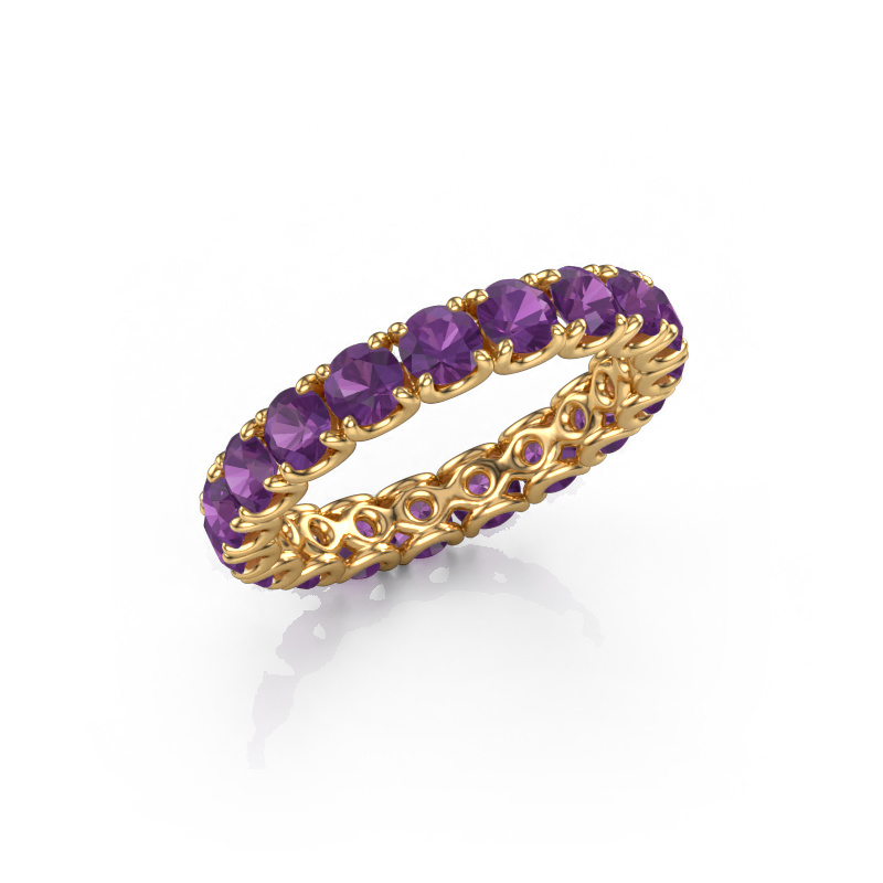 Image of Stackable ring Estee 3.4 585 gold Amethyst 3.4 mm