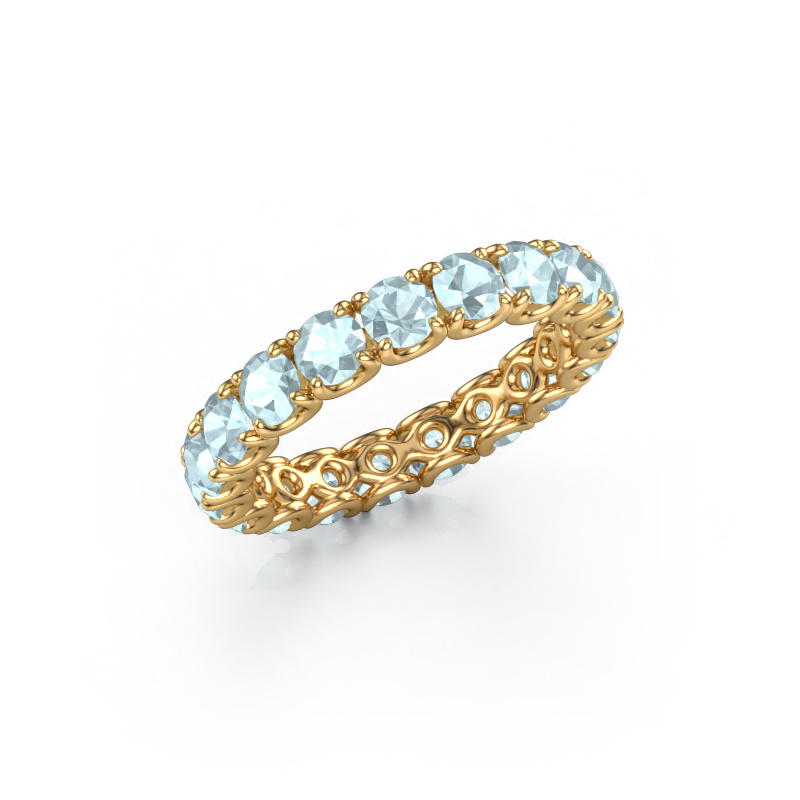 Bild von Vorsteckring Estee 3.4 585 Gold Aquamarin 3.4 mm