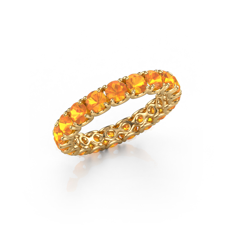 Image of Stackable ring Estee 3.4 585 gold Citrin 3.4 mm