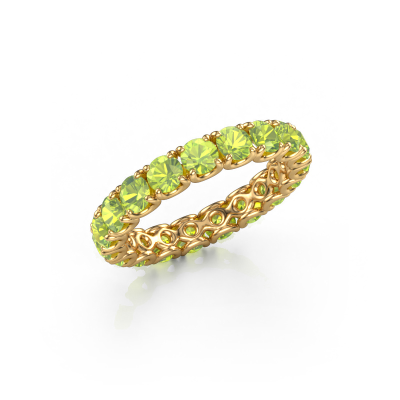 Image of Stackable ring Estee 3.4 585 gold Peridot 3.4 mm