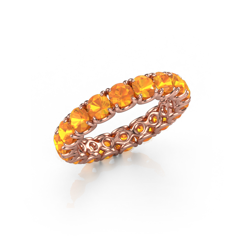 Bild von Vorsteckring Estee 3.7 585 Roségold Citrin 3.7 mm