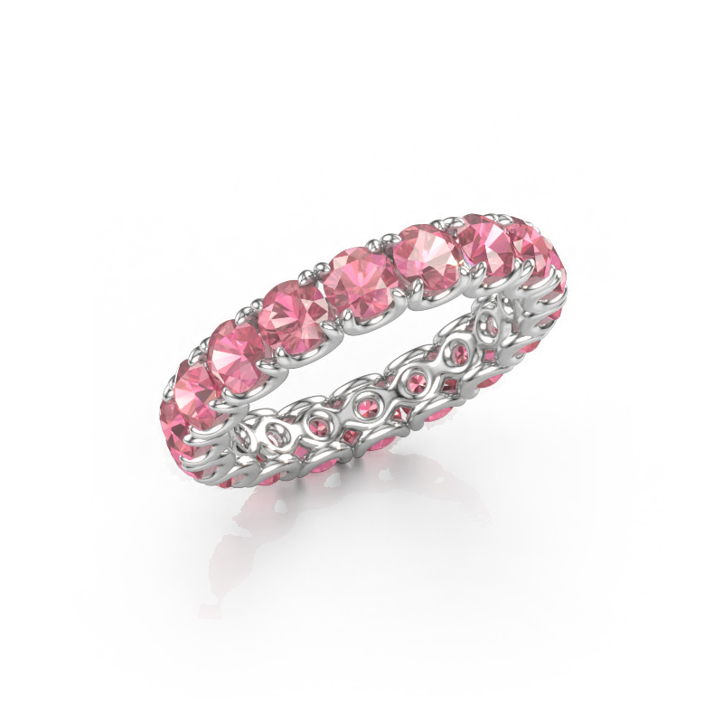 Immagine di Anello componibile Estee 3.7 585 oro bianco Tormalina rosa 3.7 mm