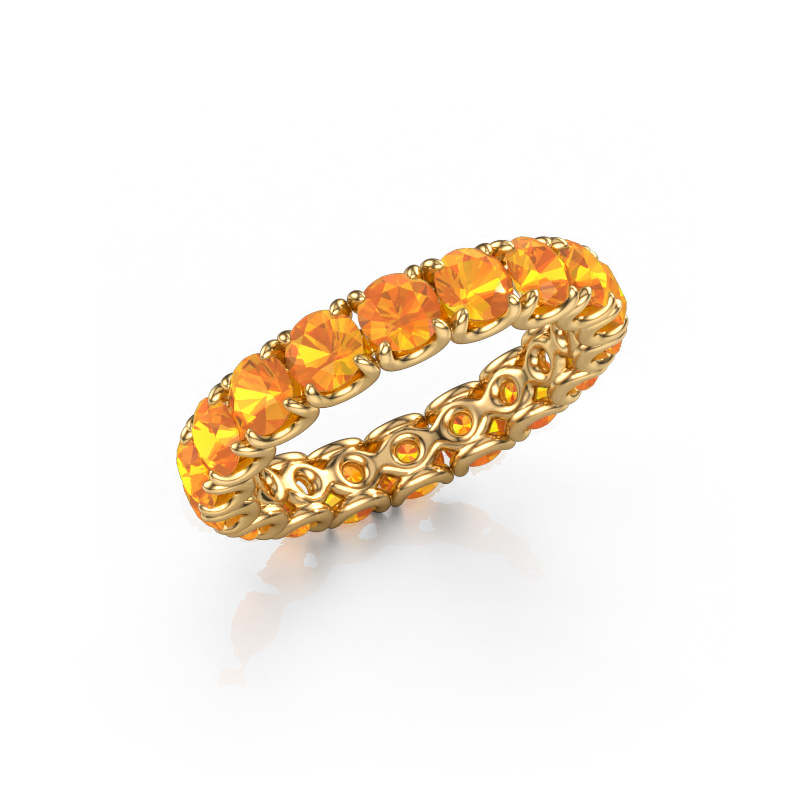 Image of Stackable ring Estee 3.7 585 gold Citrin 3.7 mm