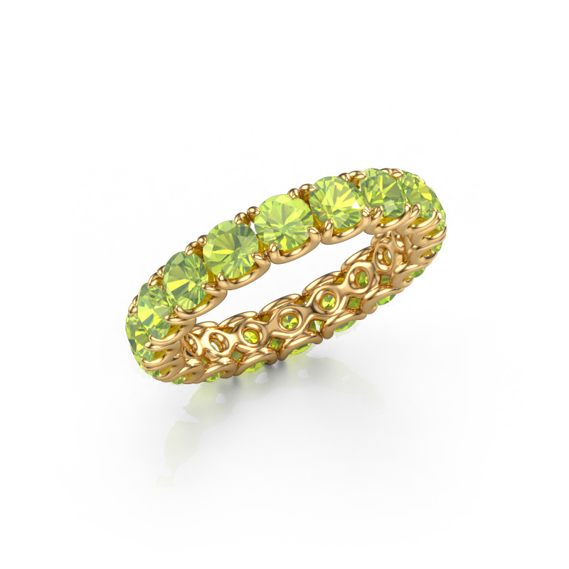Image of Stackable ring Estee 3.7 585 gold Peridot 3.7 mm