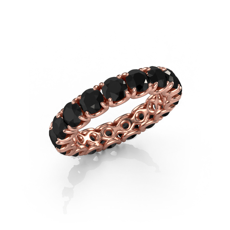 Image of Ring Estee 4.0 585 rose gold Black diamond 4.80 crt