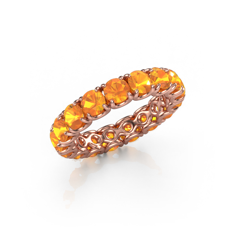 Image of Ring Estee 4.0 585 rose gold Citrin 4 mm