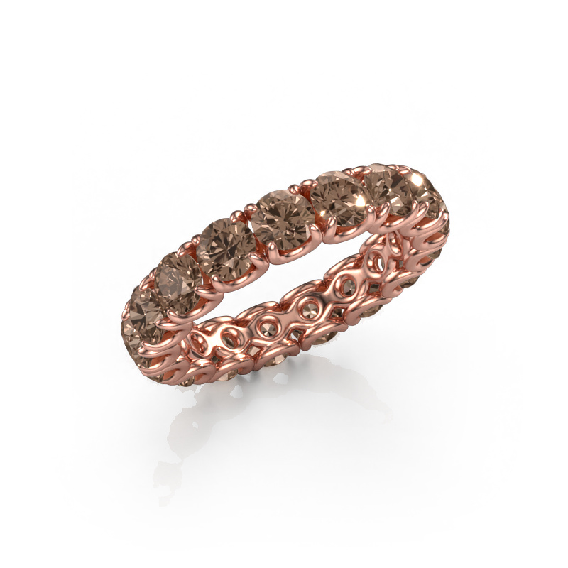 Image de Bague Estee 4.0 585 or rose Diamant brun 4.00 crt