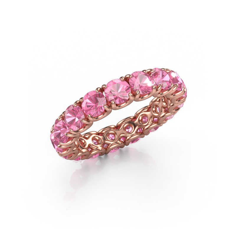 Image of Ring Estee 4.0 585 rose gold Pink sapphire 4 mm