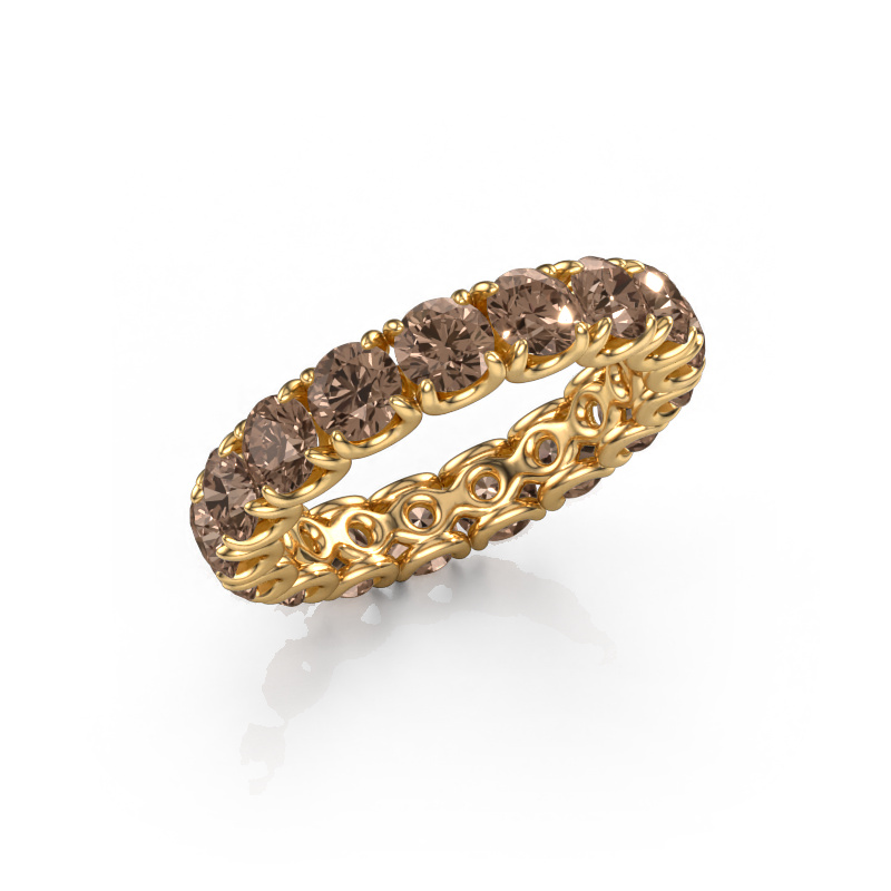 Afbeelding van Ring Estee 4.0 585 goud Bruine diamant 4.00 crt