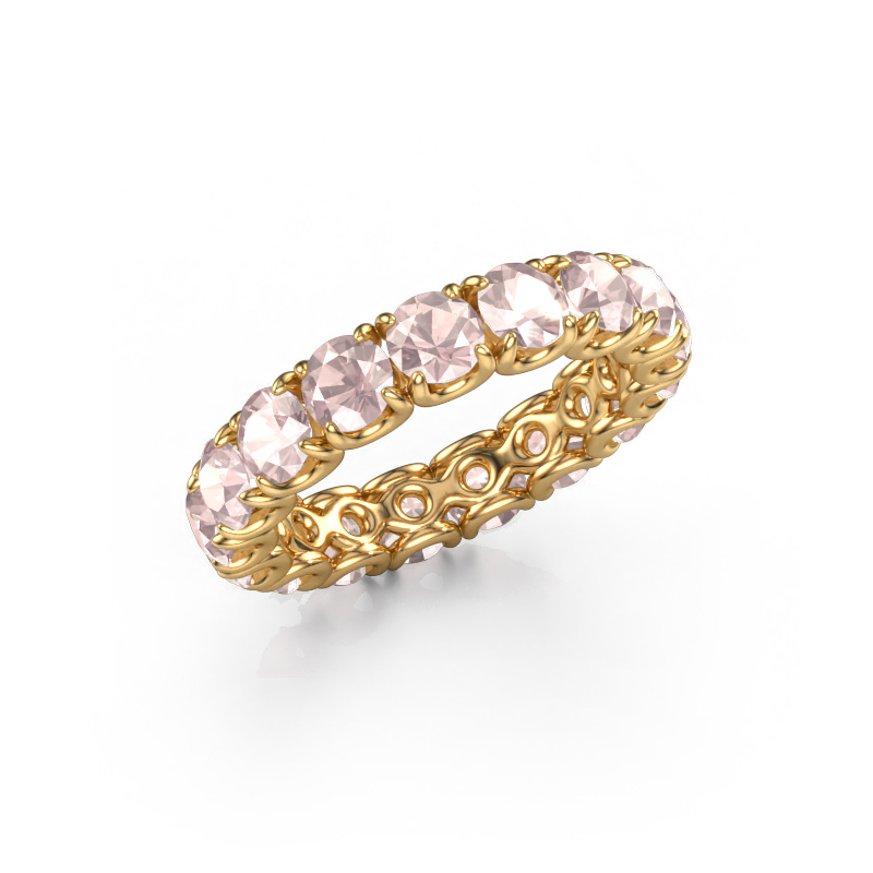 Image of Ring Estee 4.0 585 gold Morganite champagne 4 mm