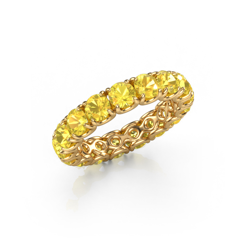 Image de Bague Estee 4.0 585 or jaune Saphir jaune 4 mm
