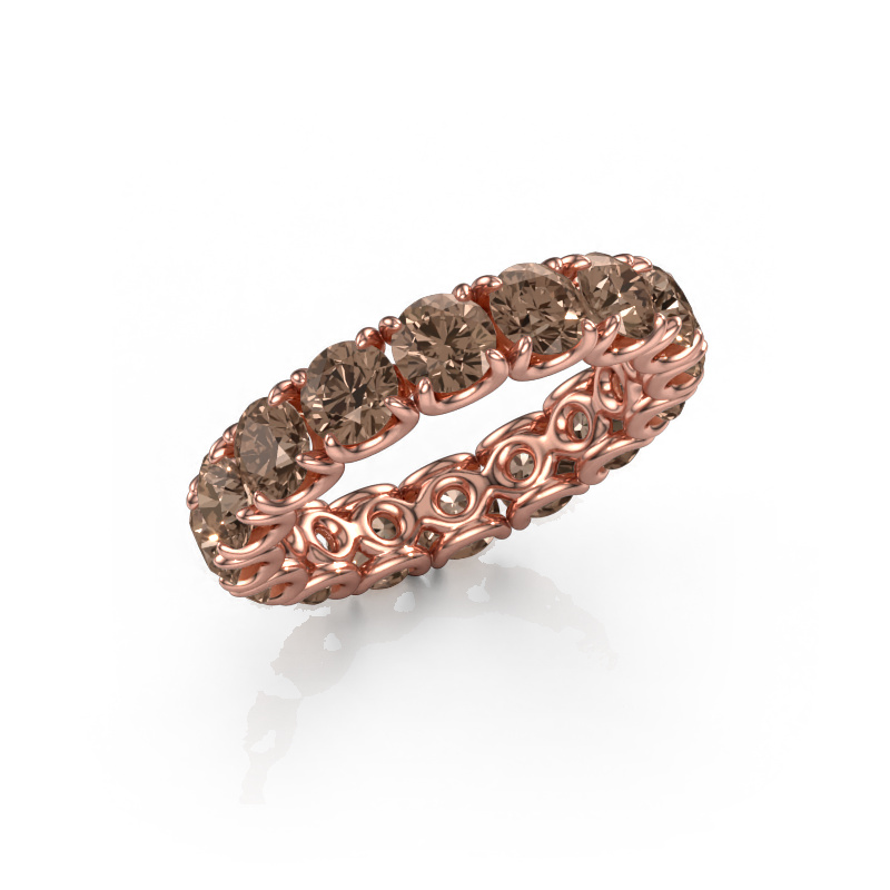 Image of Ring Estee 4.2 585 rose gold Brown diamond 4.80 crt