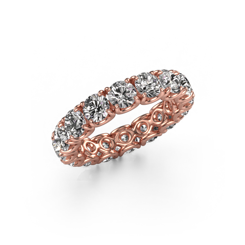 Image of Ring Estee 4.2 585 rose gold Lab grown diamond 4.80 crt