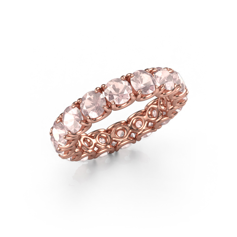 Image of Ring Estee 4.2 585 rose gold Morganite champagne 4.2 mm