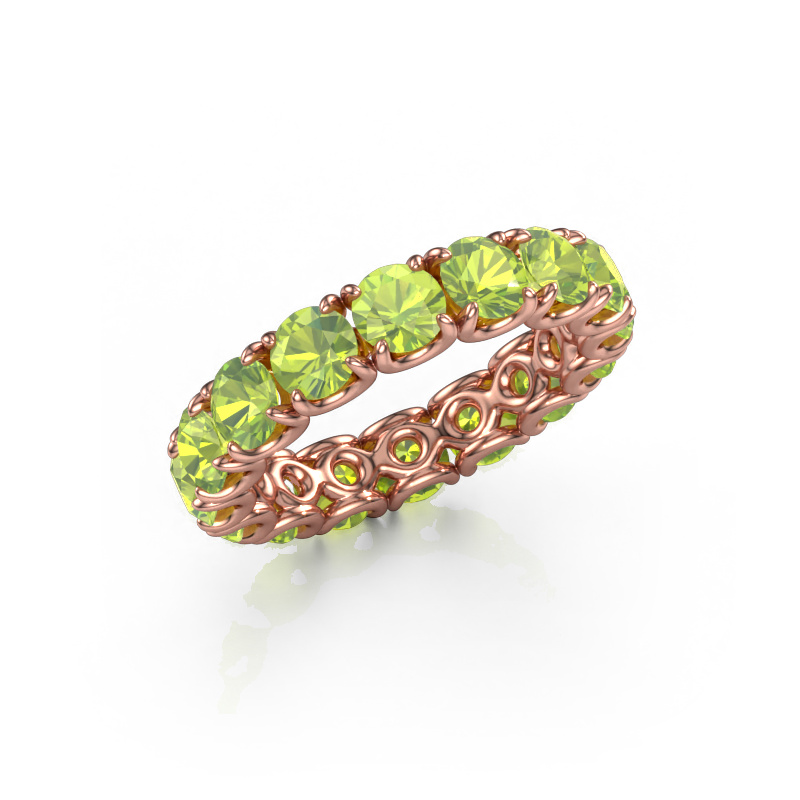 Image of Ring Estee 4.2 585 rose gold Peridot 4.2 mm