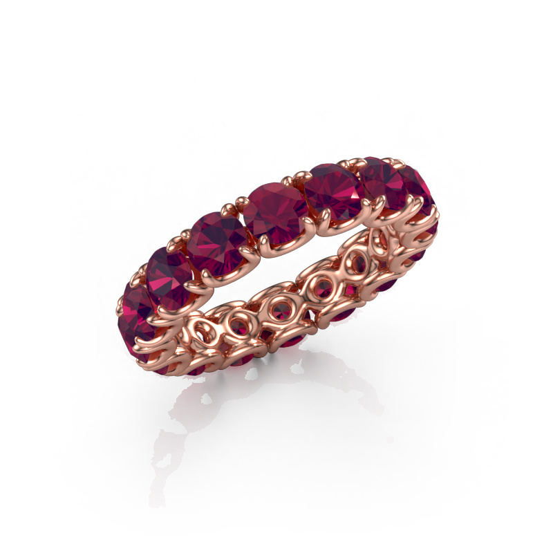 Image of Ring Estee 4.2 585 rose gold Rhodolite 4.2 mm
