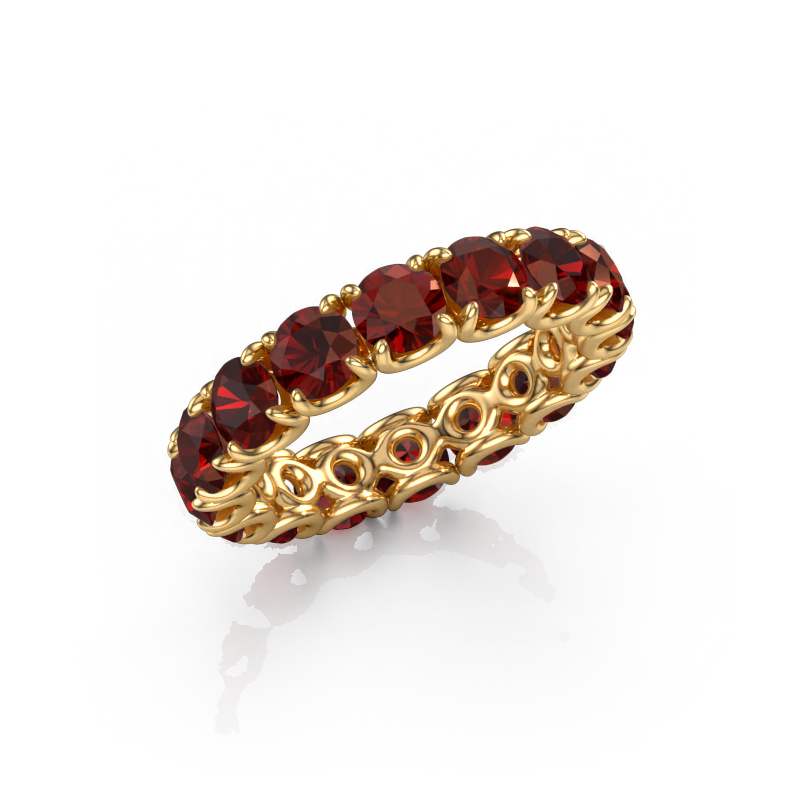 Image of Ring Estee 4.2 585 gold Garnet 4.2 mm