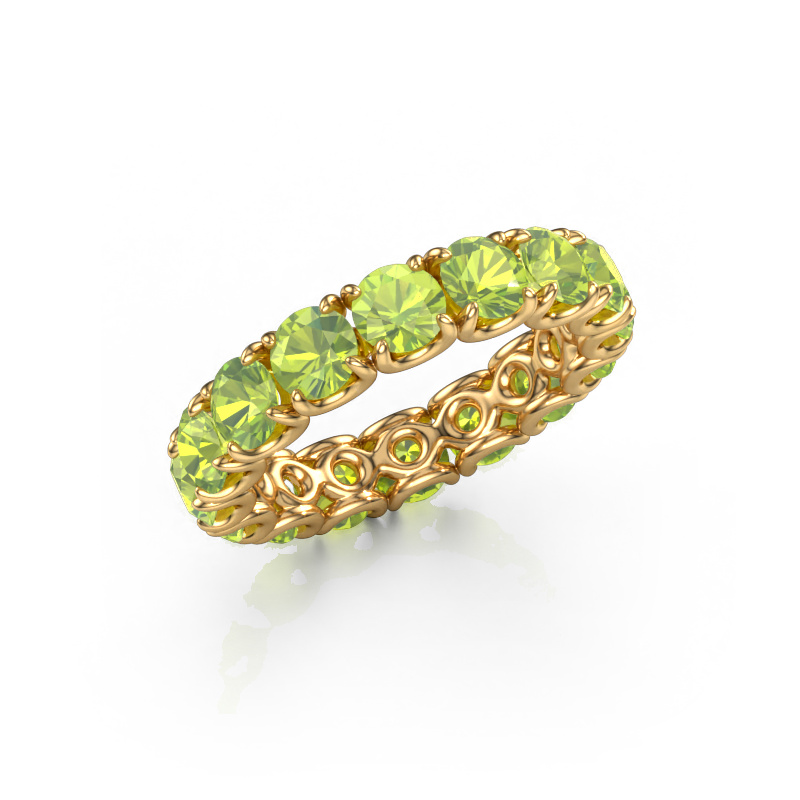 Image of Ring Estee 4.2 585 gold Peridot 4.2 mm
