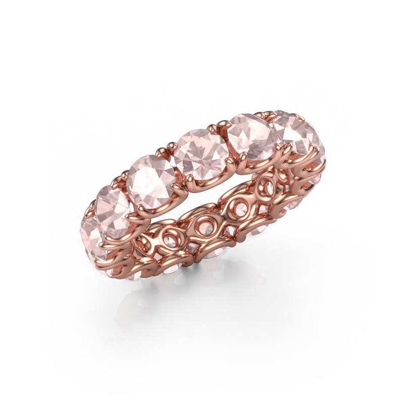 Image of Ring Estee 4.7 585 rose gold Morganite champagne 4.7 mm