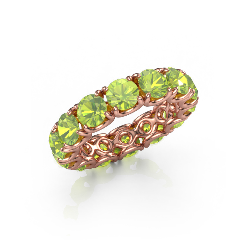 Afbeelding van Ring Estee 4.7 585 rosé goud Peridoot 4.7 mm
