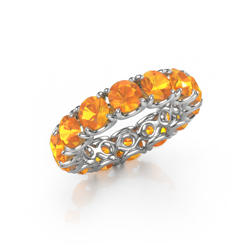 Bild von Ring Estee 4.7 585 Weißgold Citrin 4.7 mm