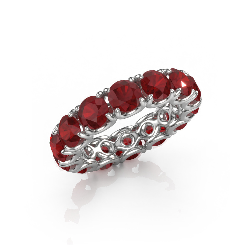 Image of Ring Estee 4.7 585 white gold Ruby 4.7 mm