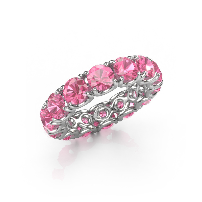 Bild von Ring Estee 4.7 585 Weißgold Pink Saphir 4.7 mm