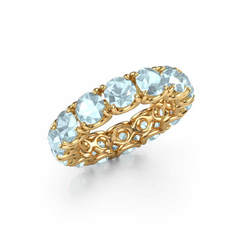 Image of Ring Estee 4.7 585 gold Aquamarine 4.7 mm