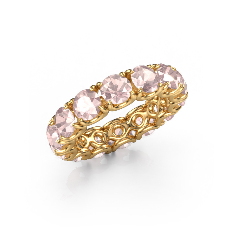 Image of Ring Estee 4.7 585 gold Morganite champagne 4.7 mm