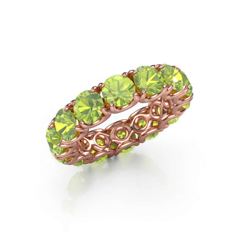 Image of Ring Estee 5.0 585 rose gold Peridot 5 mm