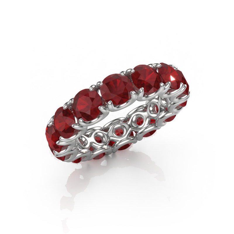 Image of Ring Estee 5.0 585 white gold Ruby 5 mm