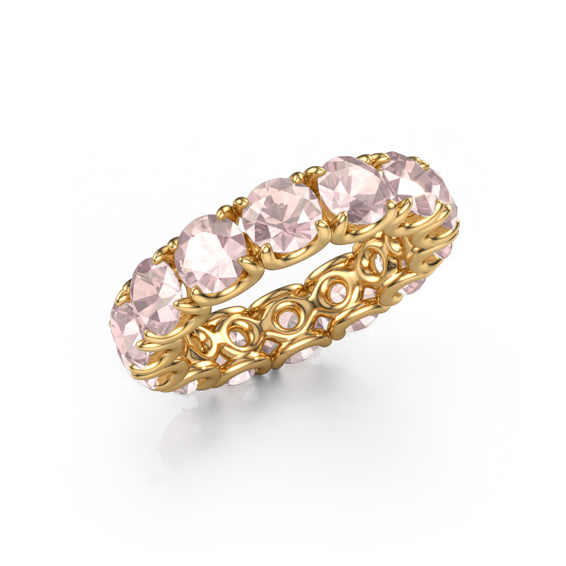 Image of Ring Estee 5.0 585 gold Morganite champagne 5 mm