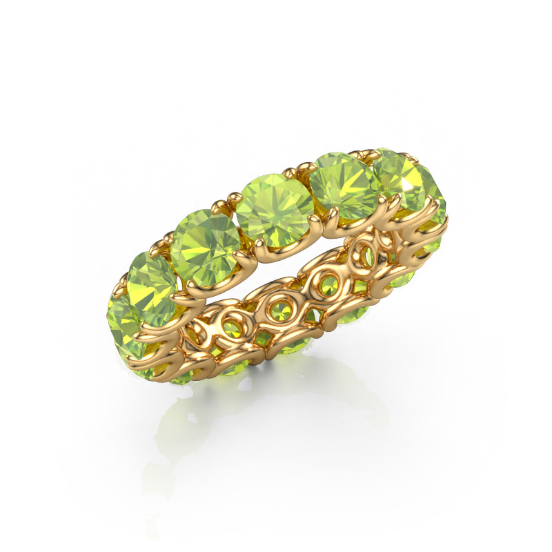 Image of Ring Estee 5.0 585 gold Peridot 5 mm