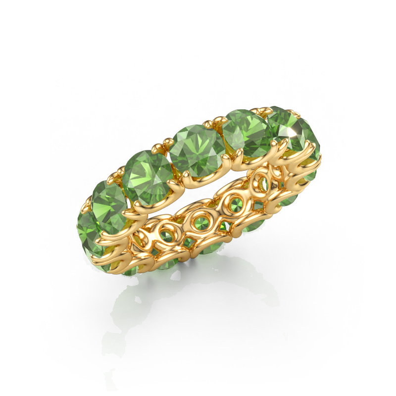 Bild von Ring Estee 5.0 585 Gold Turmalin grün 5 mm