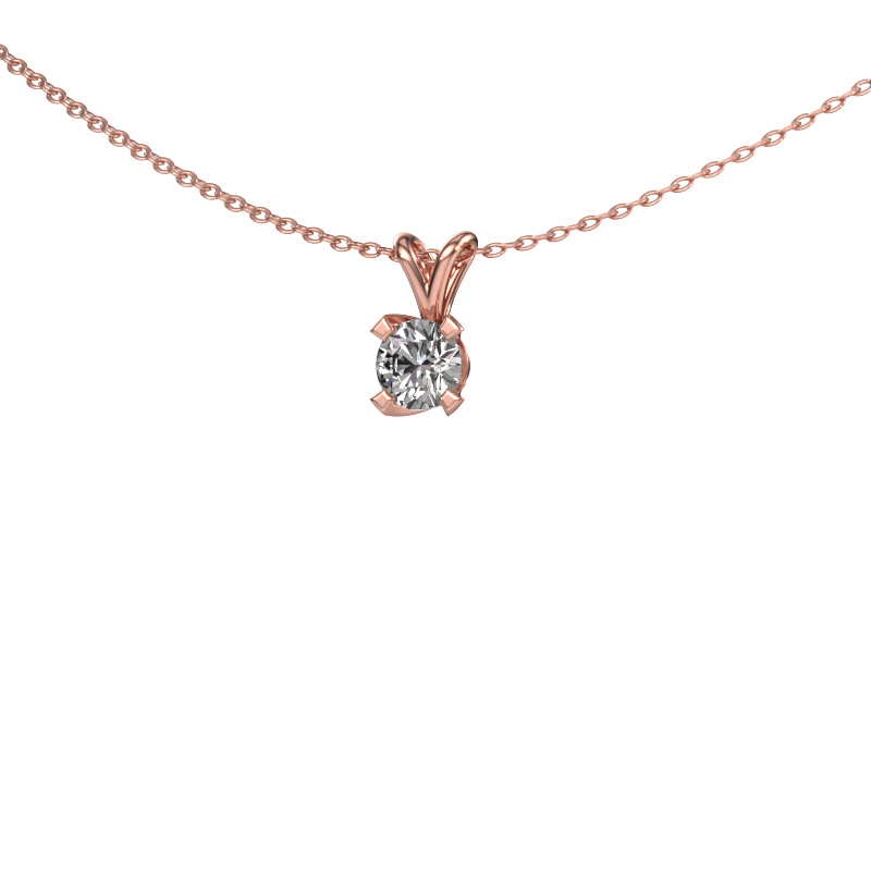 Image of Pendant Eva 585 rose gold Diamond 0.40 crt