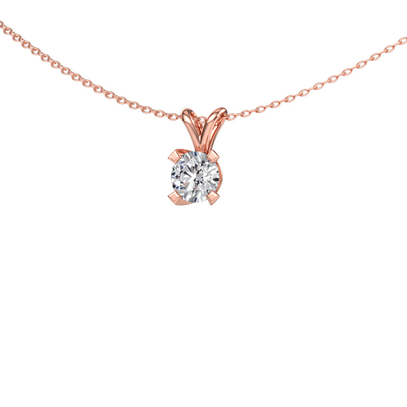 Immagine di Ciondolo Eva 585 oro rosa Diamante lab grown 0.70 crt