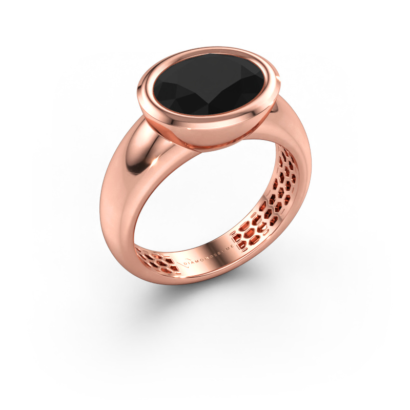 Immagine di Anello Evelyne 585 oro rosa Diamante nero 3.24 crt