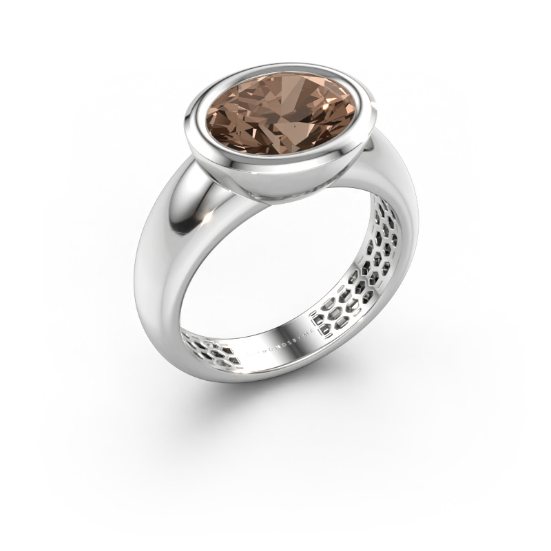 Immagine di Anello Evelyne 585 oro bianco Diamante marrone 2.70 crt