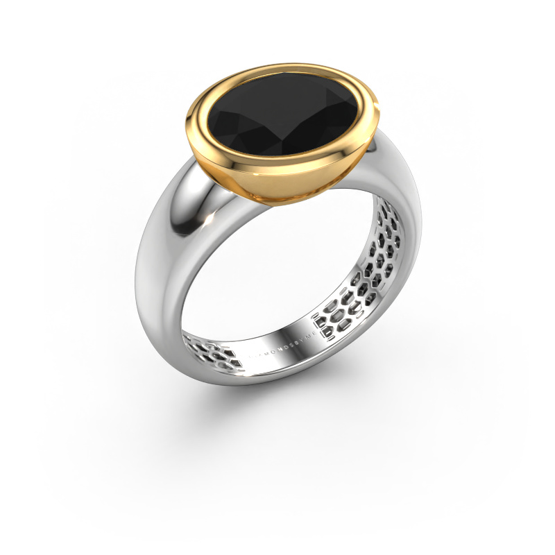 Bild von Ring Evelyne 585 Weißgold Schwarz Diamant 3.24 crt