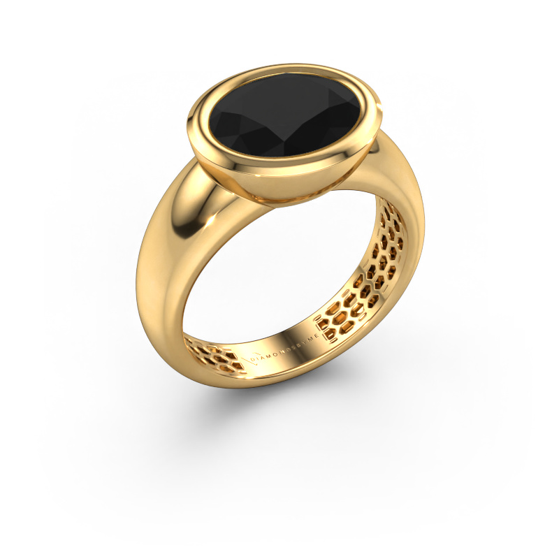 Image of Ring Evelyne 585 gold Black diamond 3.24 crt