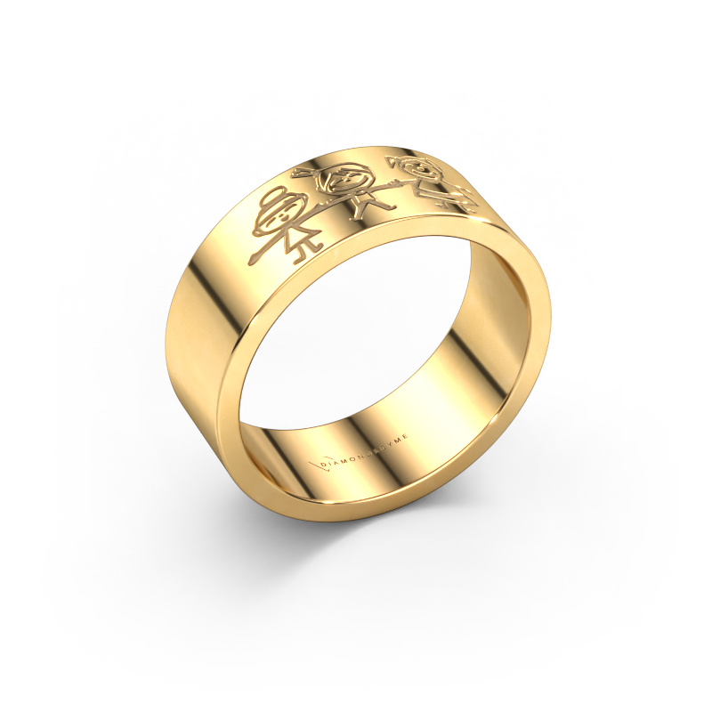 Image of Wedding ring Fairy 585 gold ±7x1.5 mm