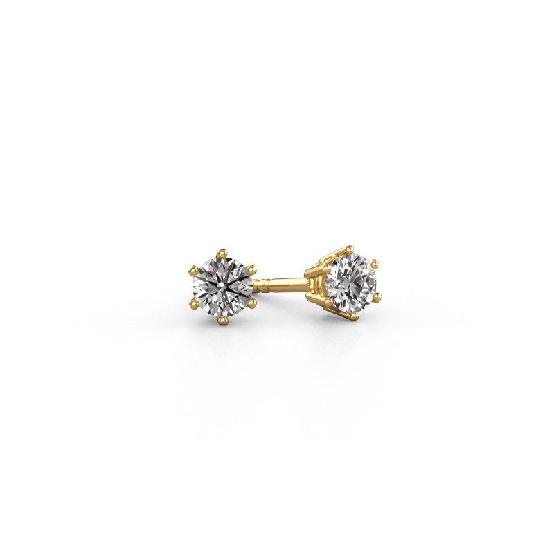 Image of Earrings Fay 585 gold Diamond 0.50 crt