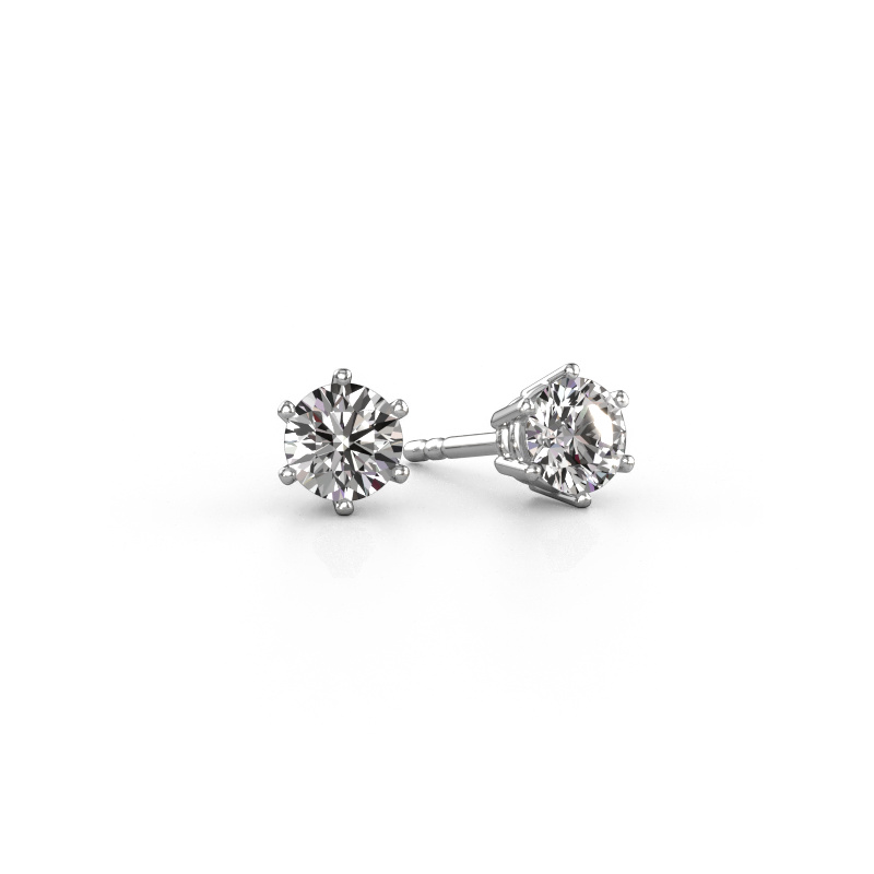Image of Earrings Fay 950 platinum Diamond 1.00 crt