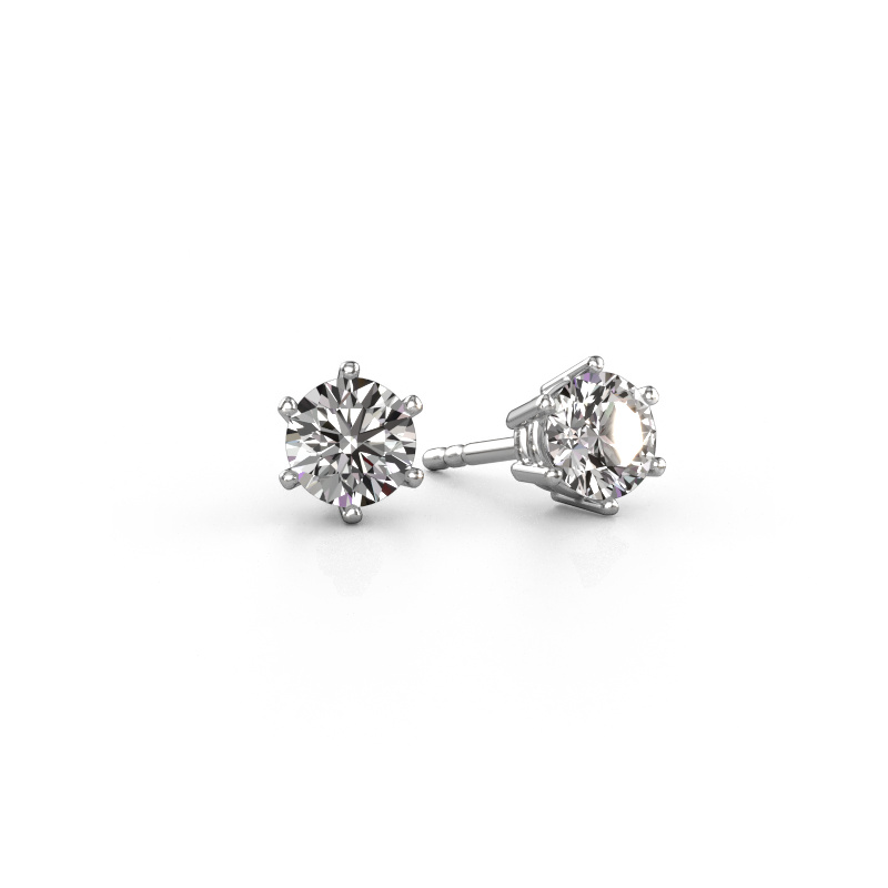 Image of Earrings Fay 950 platinum Diamond 1.20 crt