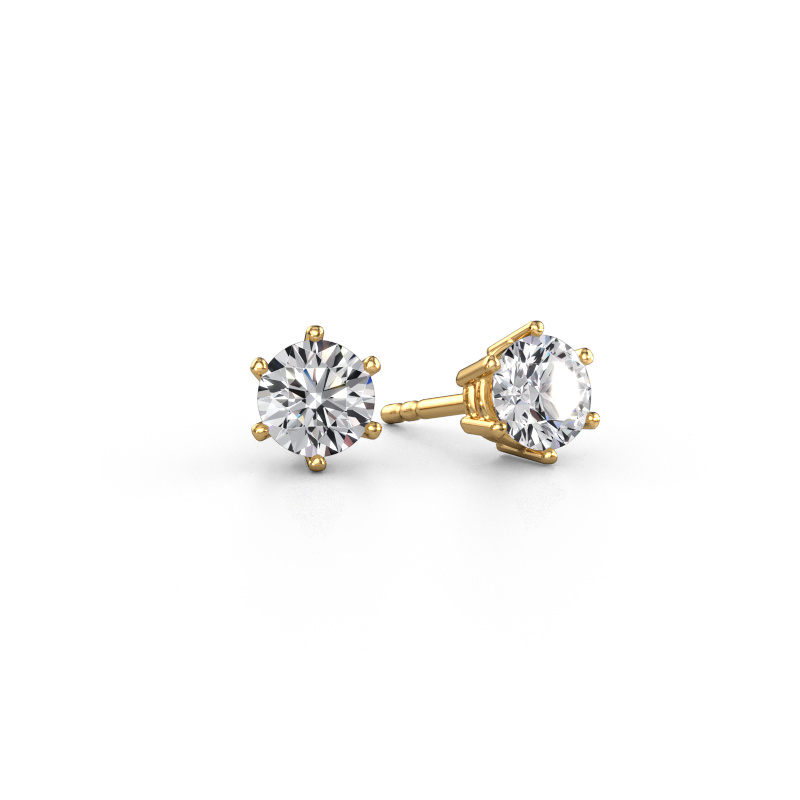 Image of Earrings Fay 585 gold Diamond 1.20 crt