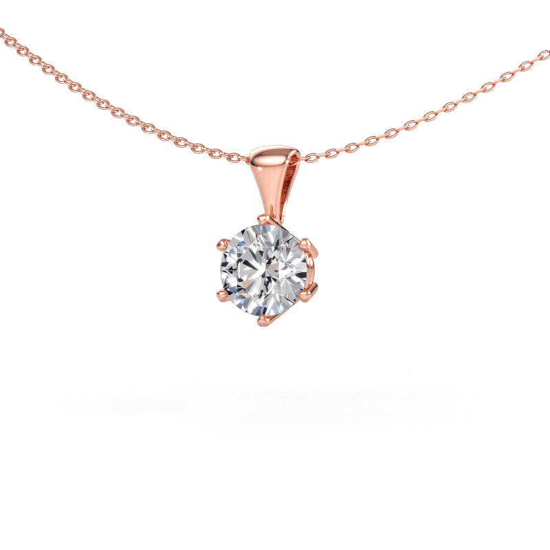 Immagine di Ciondolo Fay 585 oro rosa Diamante lab grown 1.50 crt