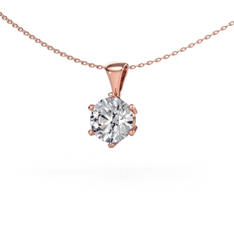 Bild von Kette Fay 585 Roségold Diamant 2.00 crt
