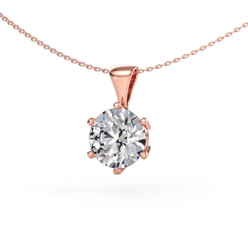 Bild av Hänge Fay 585 roséguld Labbodlad diamant 4.00 crt